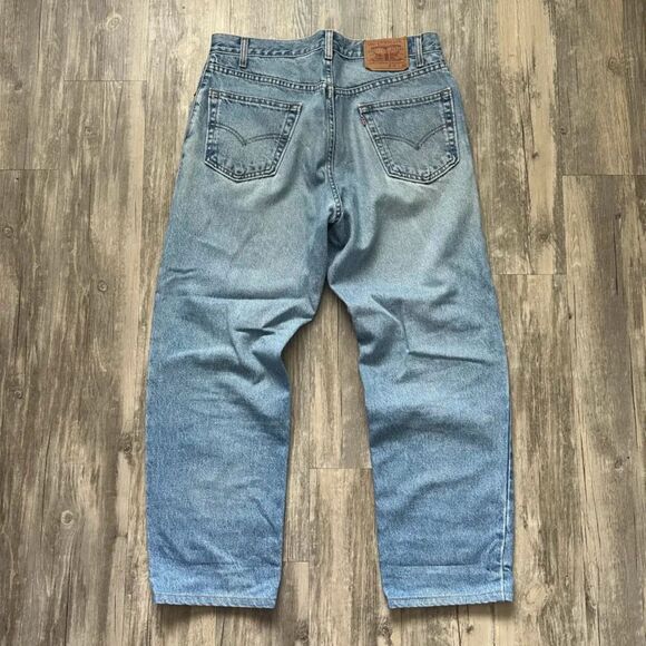 Vintage 90s Levi's 468XX Red Tab Denim Jeans Size 34X30